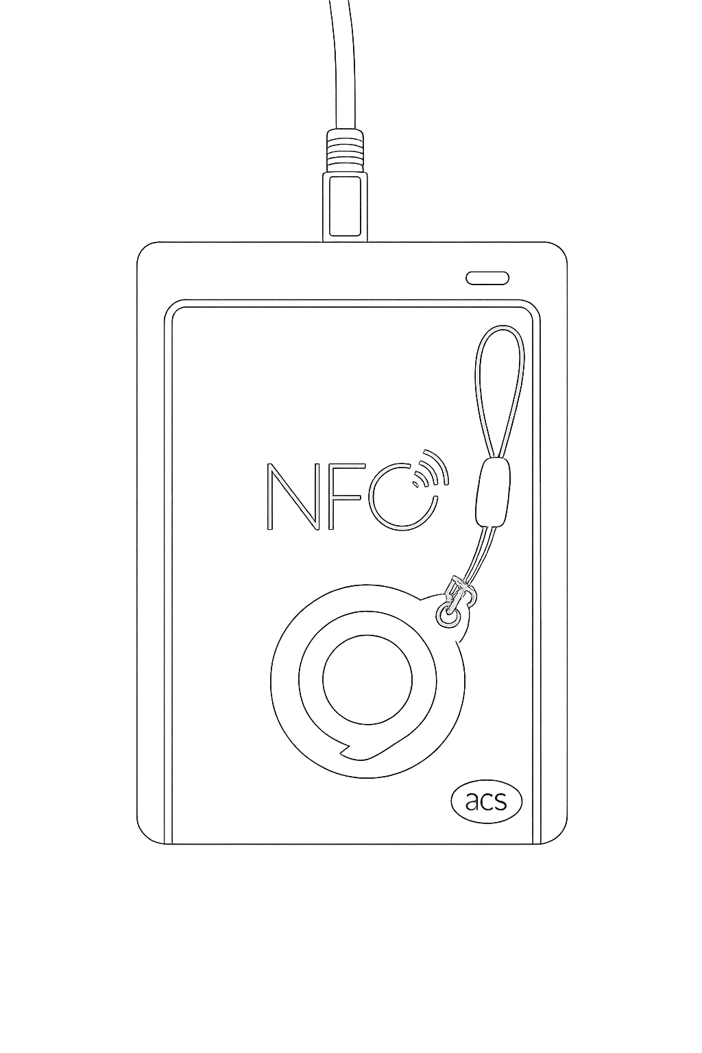 PNG Datei eines Epoxytags auf einem Lesegerät