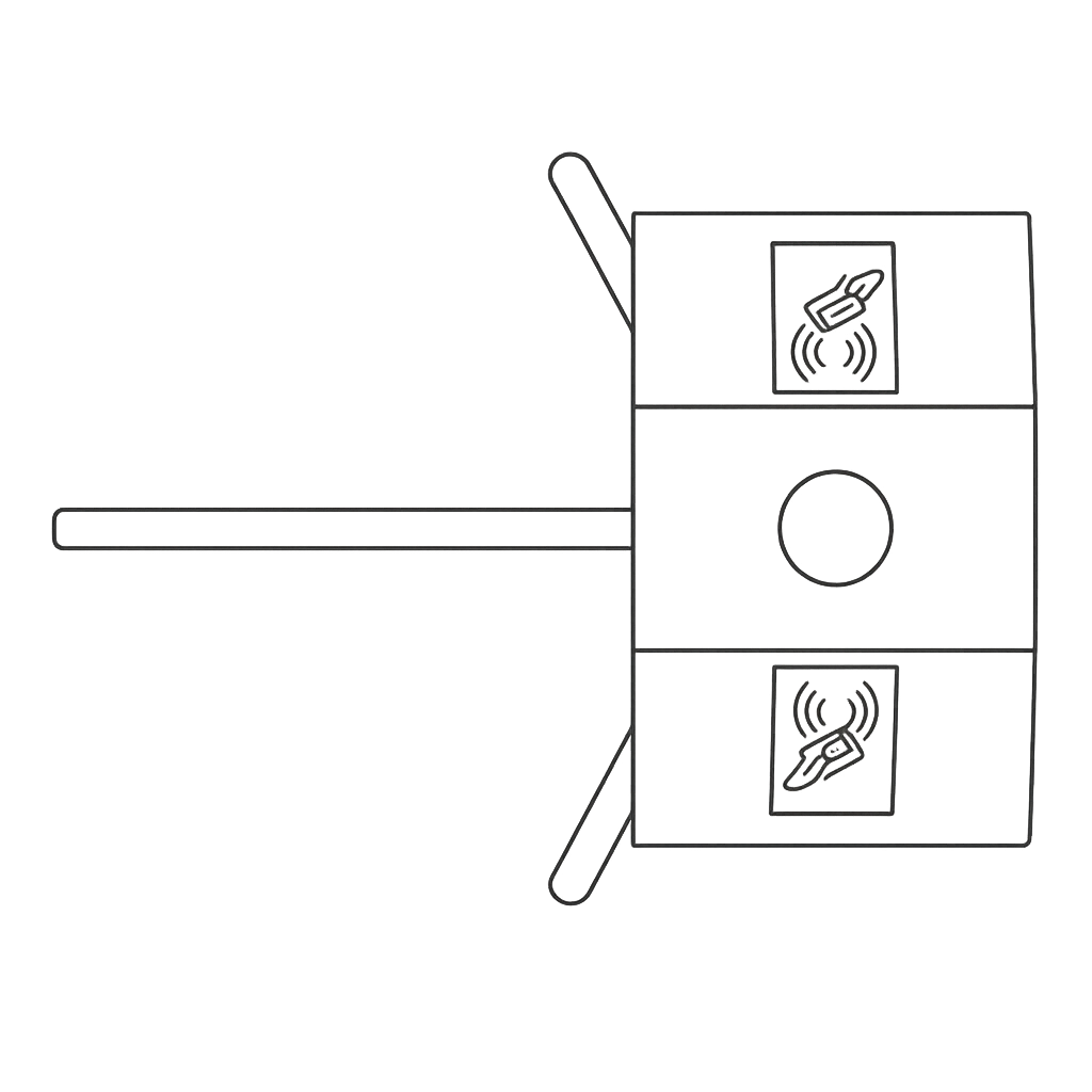 PNG Datei einer TS1000 Drehsperre als Streichzeichnung