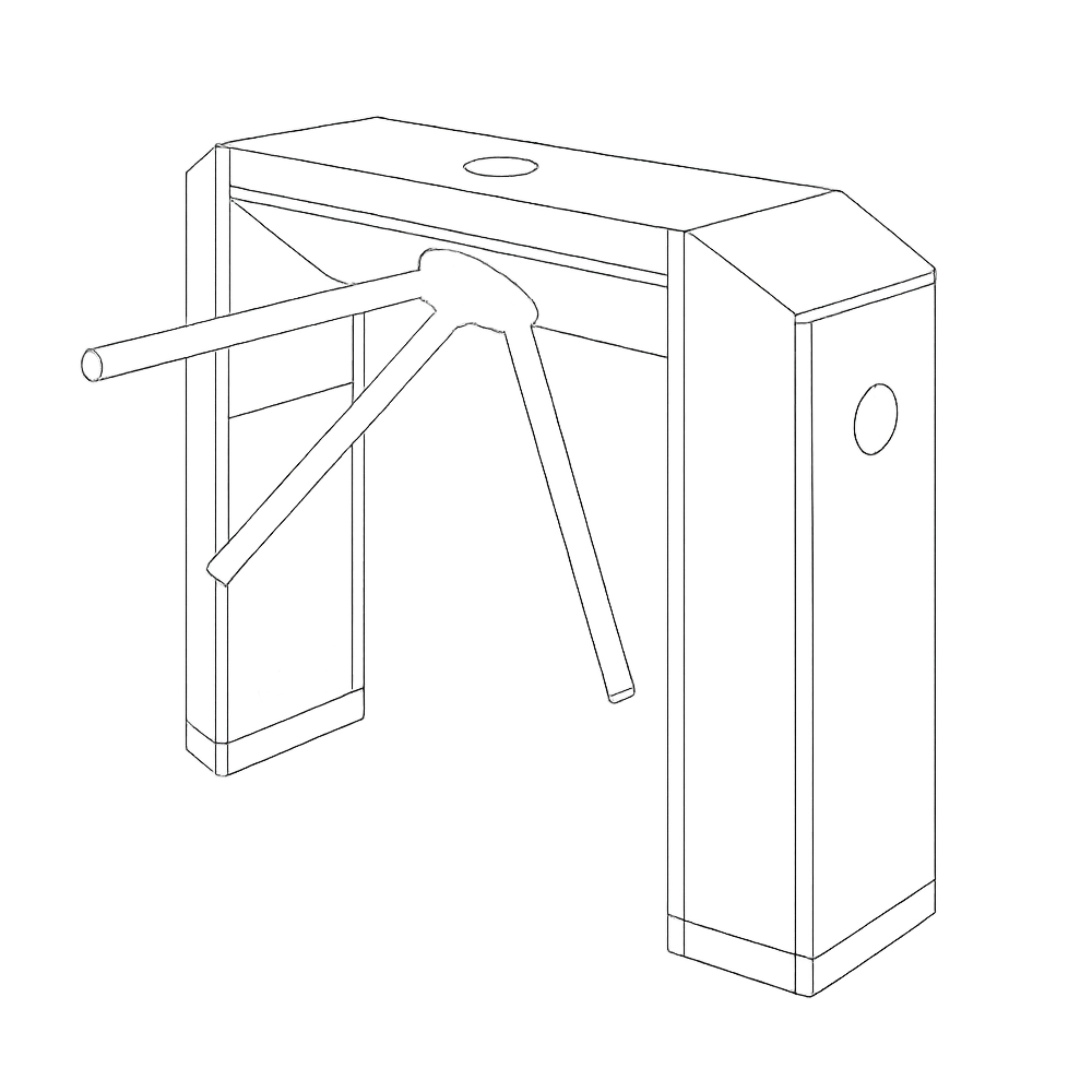 Vektor Grafik einer TS2000 Pro Drehsperre als Produktgrafik