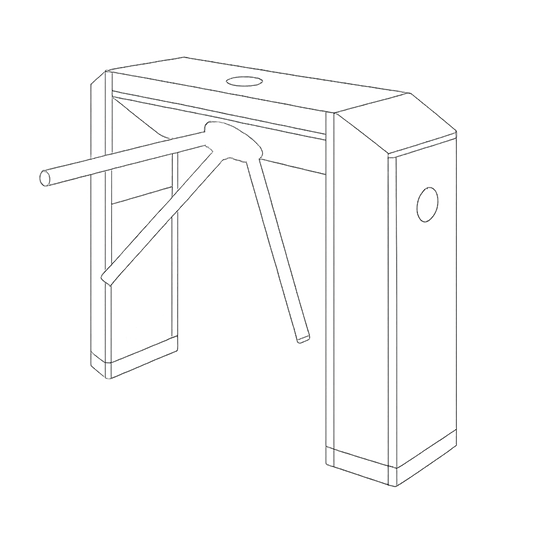 Vektor Grafik einer TS2000 Pro Drehsperre als Produktgrafik