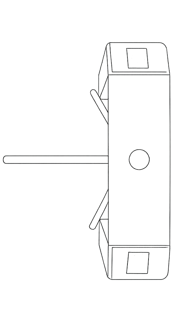 Vektor Grafik / Skizze von einer TS2000 Pro Drehsperre