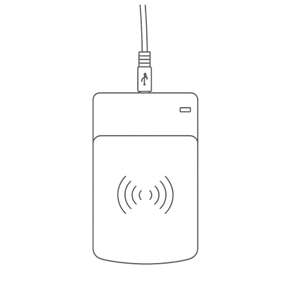 PNG Datei eines USB-RFID Zuweisungsgeräts 