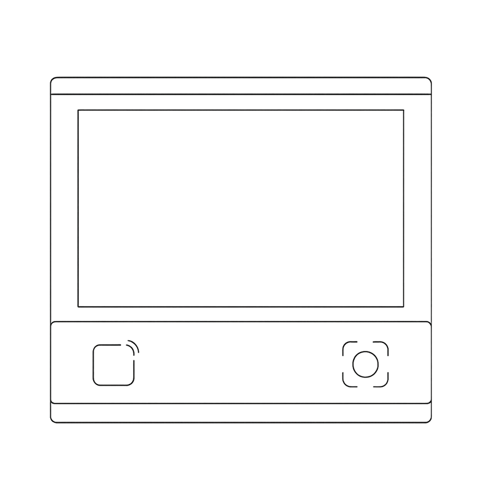 Vektorgrafik / Skizze des agilea Go Readers