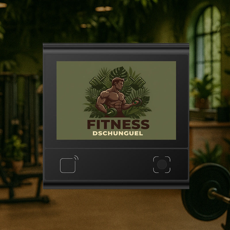 Produktbild des agilea Go im grün gehaltenen Design für das Studio Fitness Dschunguel