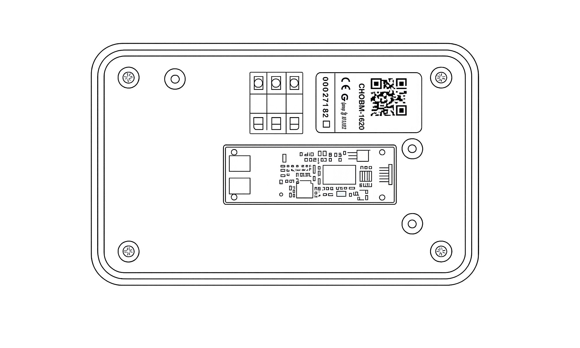Darstellung einer MCR08M Rückseite 
